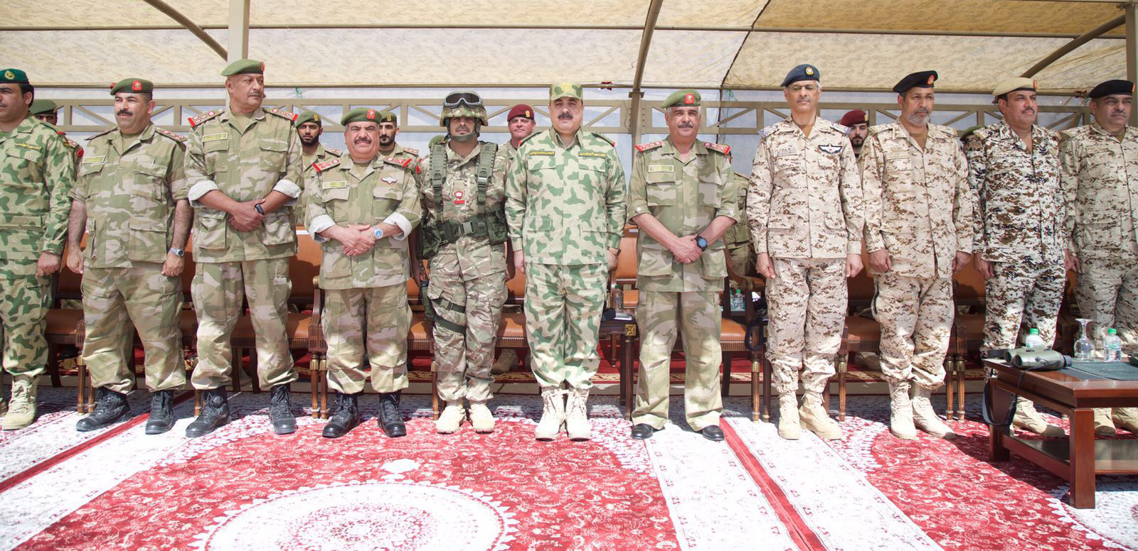 The joint training of Kuwaiti and Bahraini national guards known as "Exercise 2"