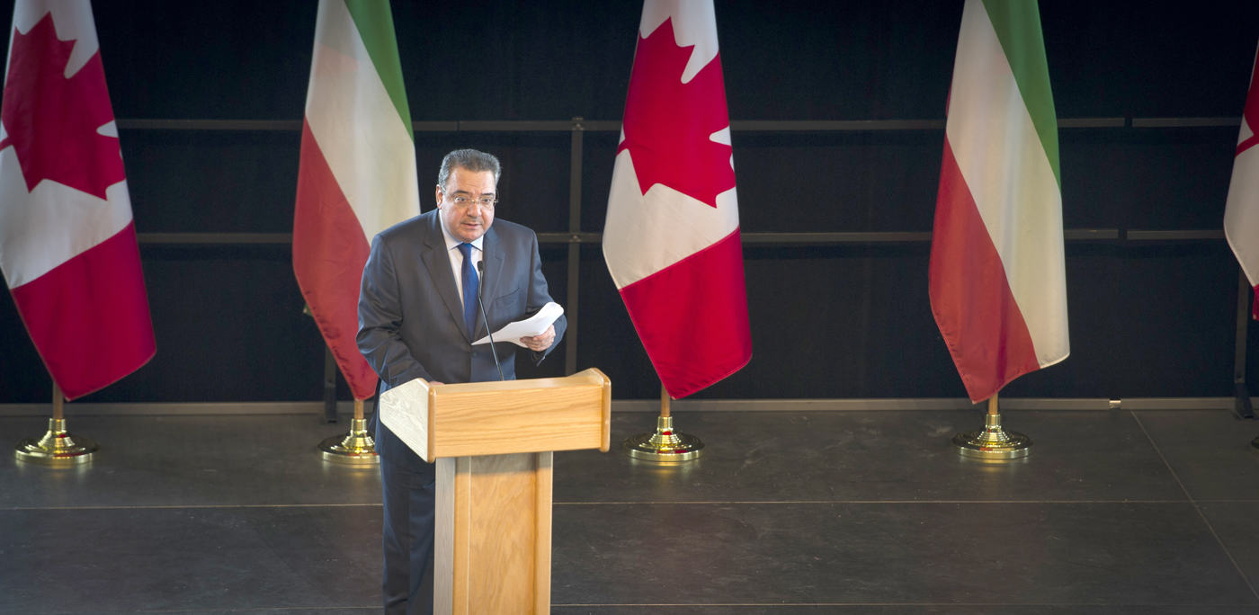 Kuwait's Ambassador to Canada Abdulhamid Al-Failakawi