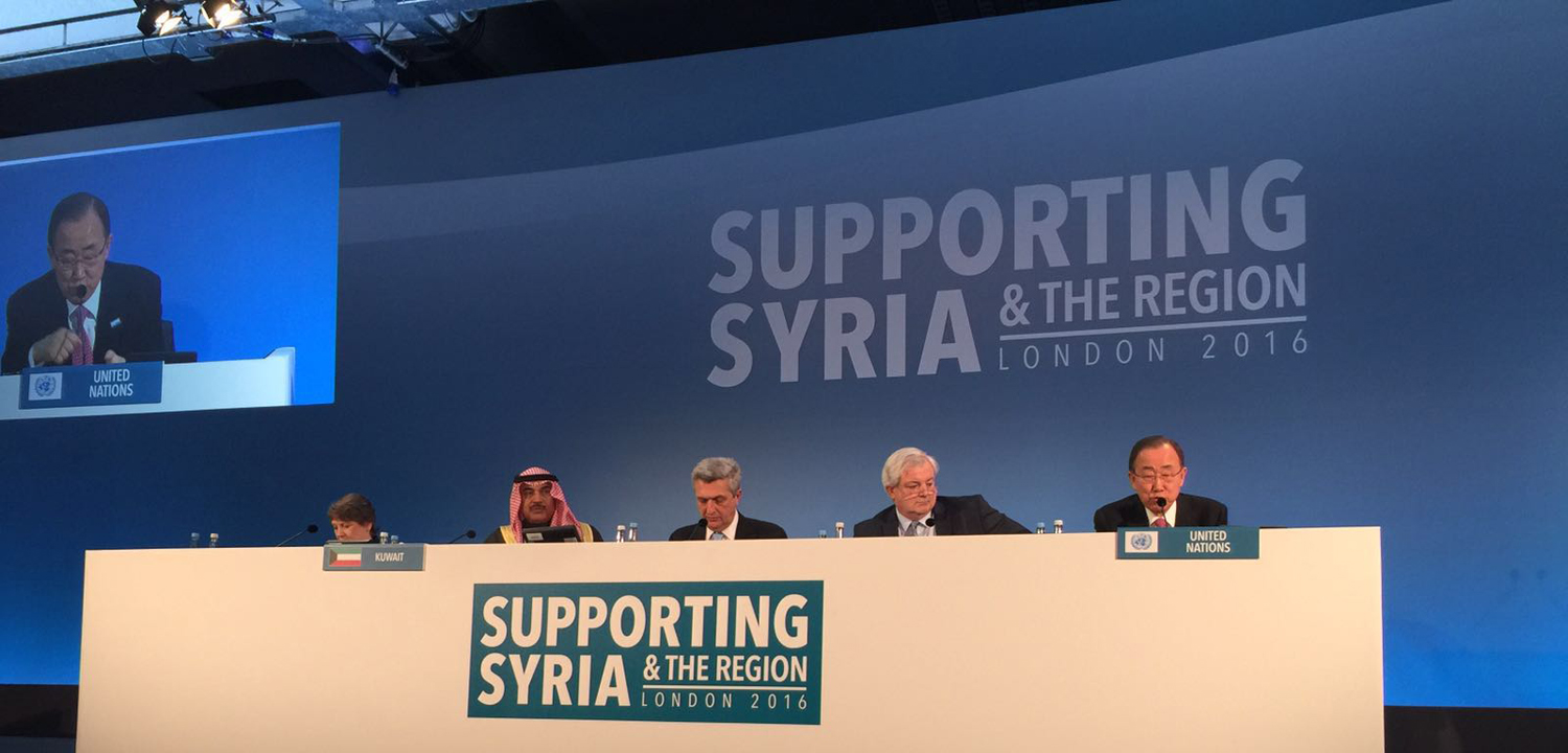 First Deputy Prime Minister and Foreign Minister Sheikh Sabah Al-Khaled Al-Hamad Al-Sabah during a session on humanitarian situation in Syria