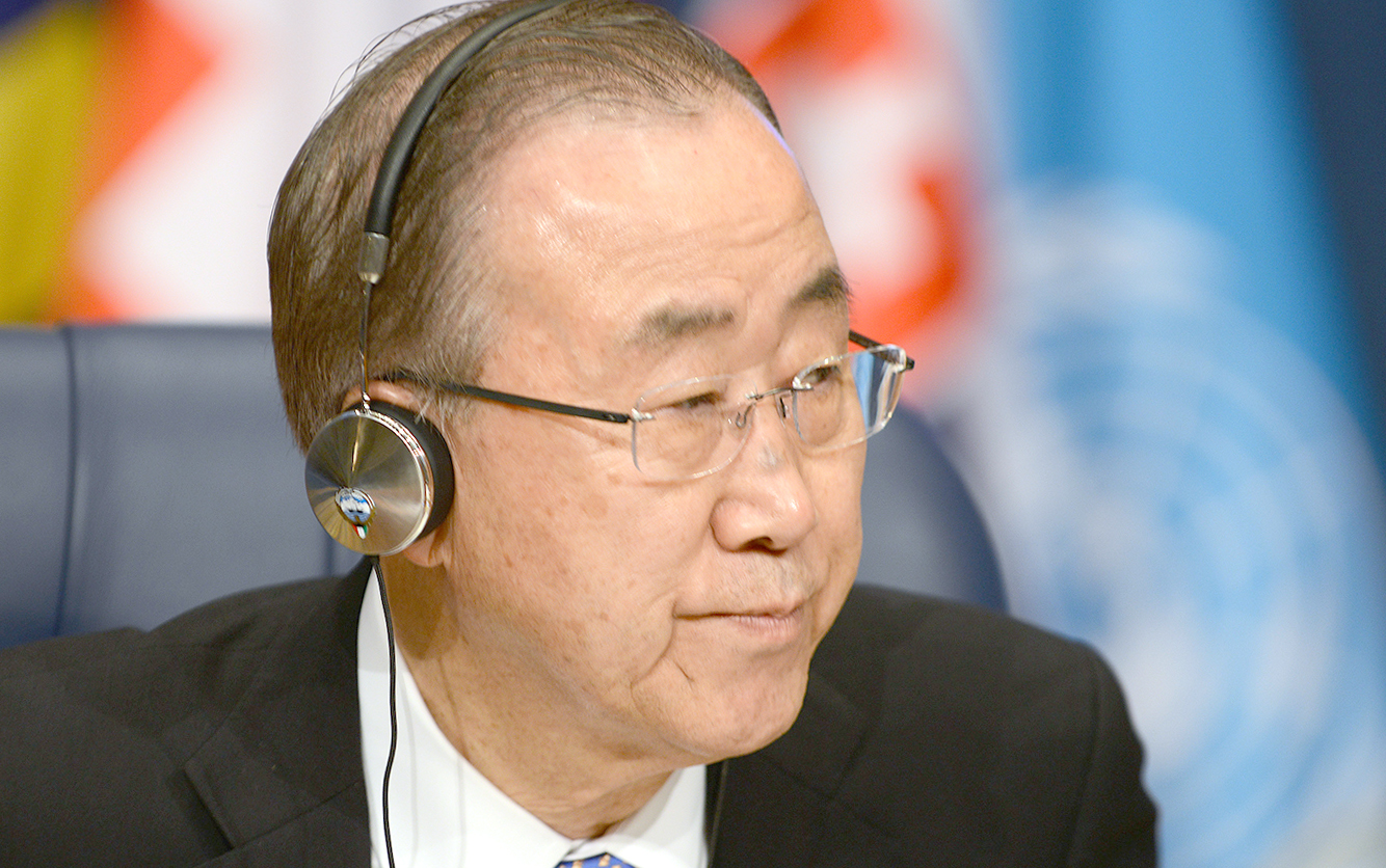 الأمين العام للامم المتحدة بان كي مون