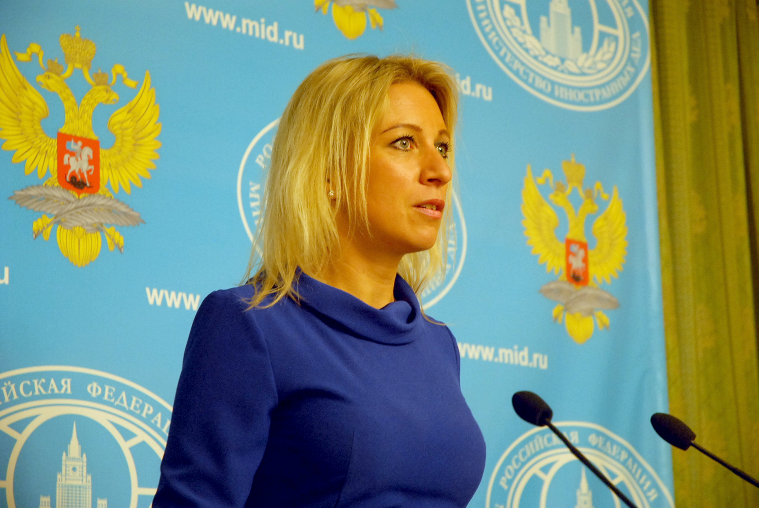 المتحدثة باسم الخارجية الروسية ماريا زخاروفا