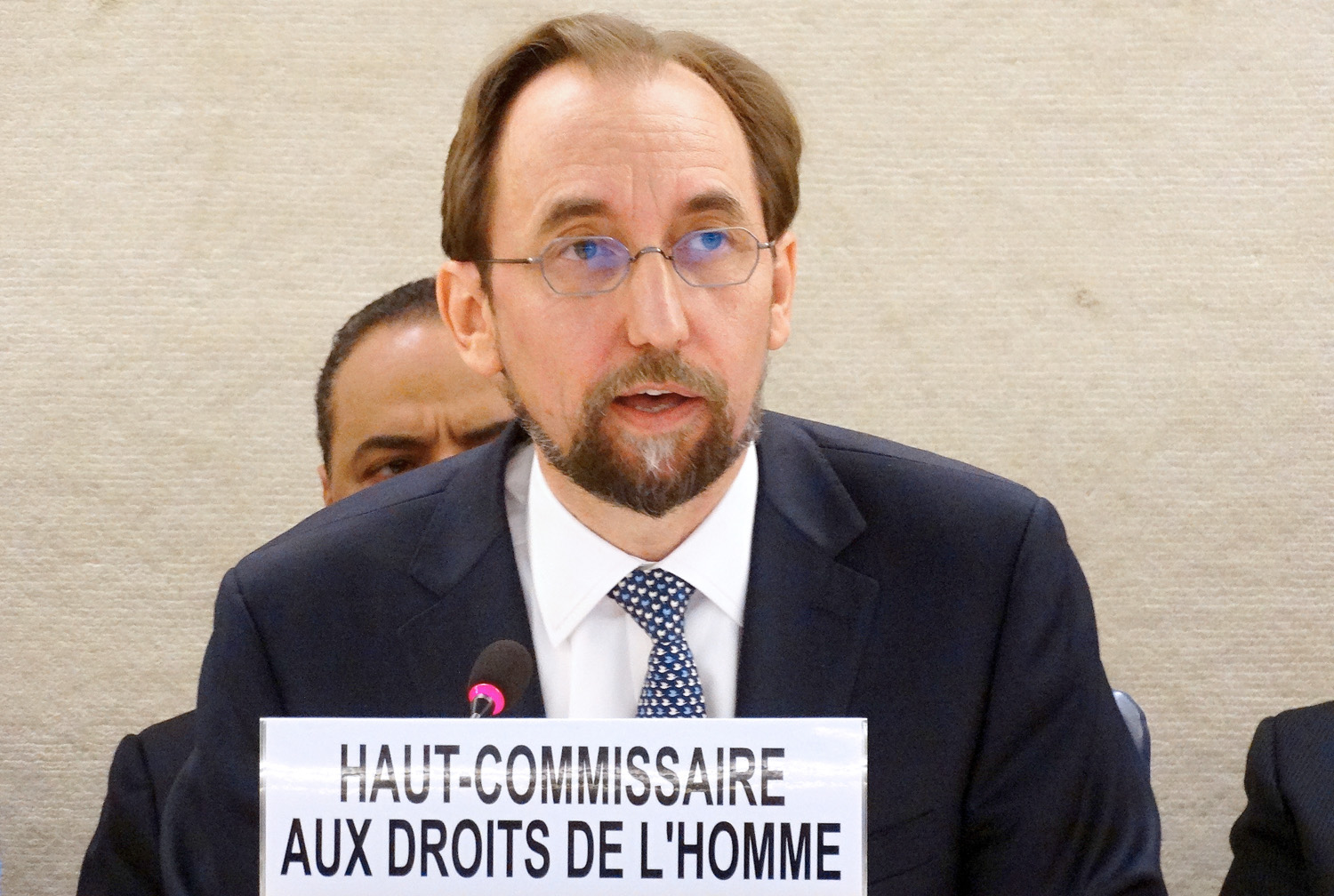 The UN High Commissioner for Human Rights Zeid Ra'ad Al Hussein