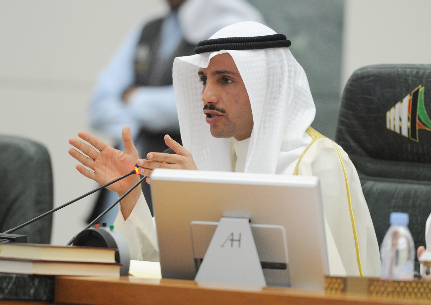 رئيس مجلس الامة مرزوق علي الغانم خلال جلسة مجلس الامة اليوم