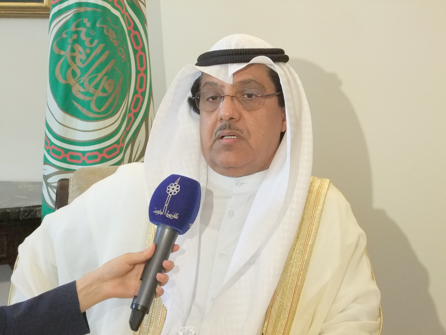 Member of Arab Parliament and Deputy Speaker of National Assembly Mubarak Al-Khurainej