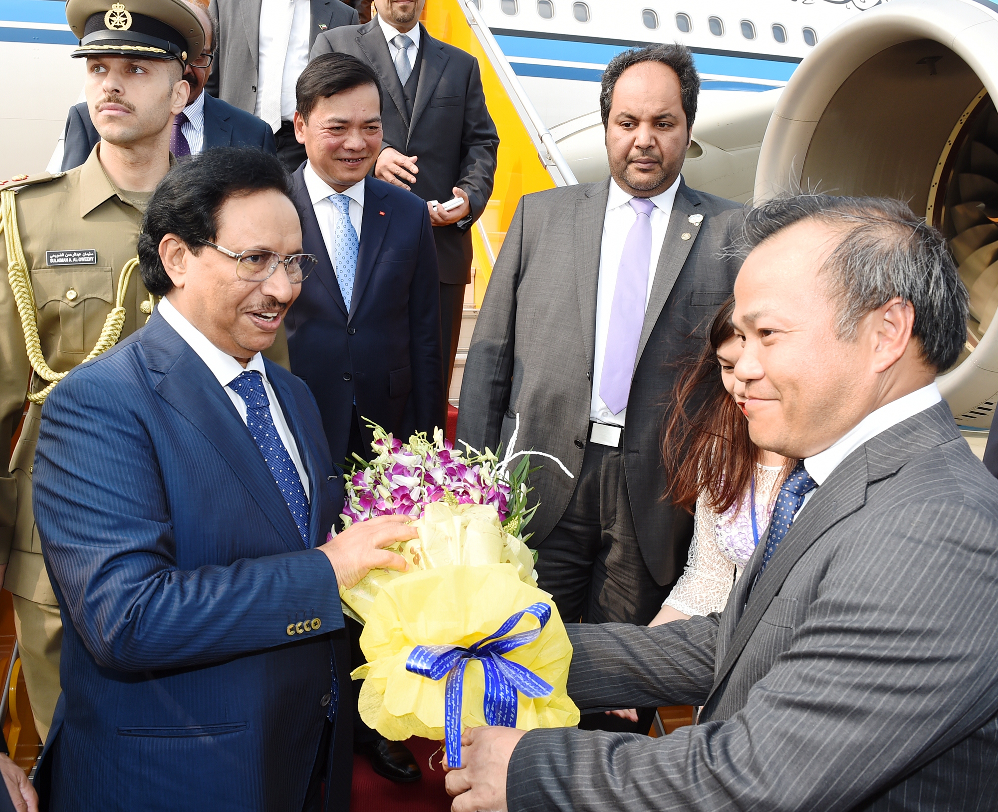 رئيس مجلس الوزراء سمو الشيخ جابر المبارك الحمد الصباح اثناء وصوله إلى هانوي 
