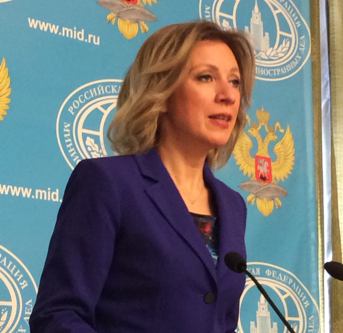 Foreign Ministry spokeswoman Maria Zakharova