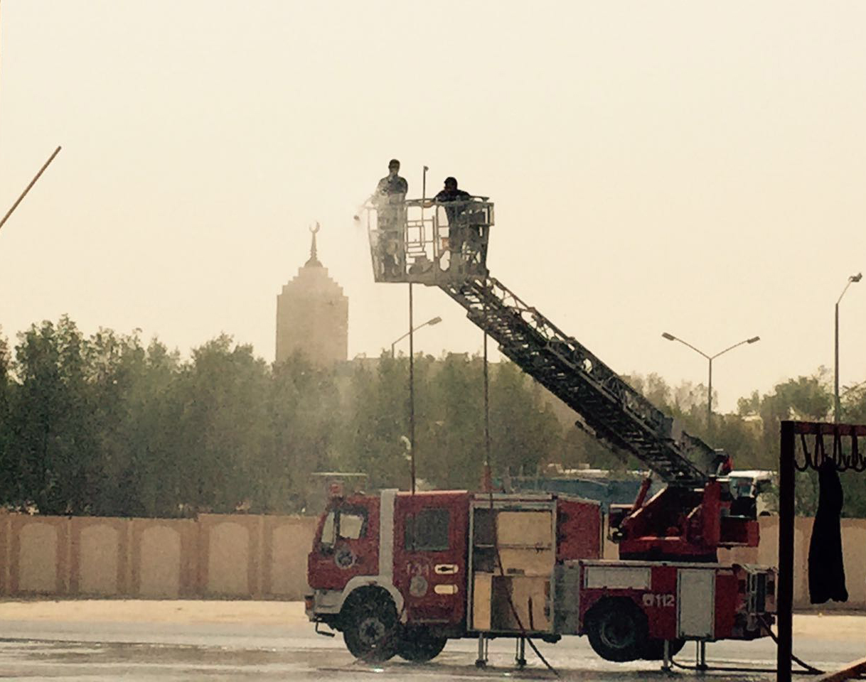 Kuwait Fire Service Directorate (KFSD) work hard even in  Ramadan to fight fires and guide the public about means to protect themselves