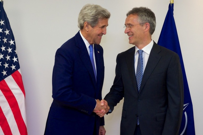 US Secretary of State John Kerry and NATO Secretary General Jens Stoltenberg
