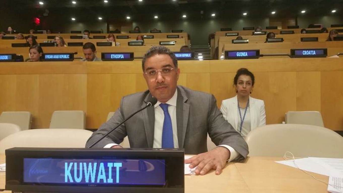 First secretary of Kuwait's Permanent Mission to the United Nations Abdulaziz Saud Al-Jarallah