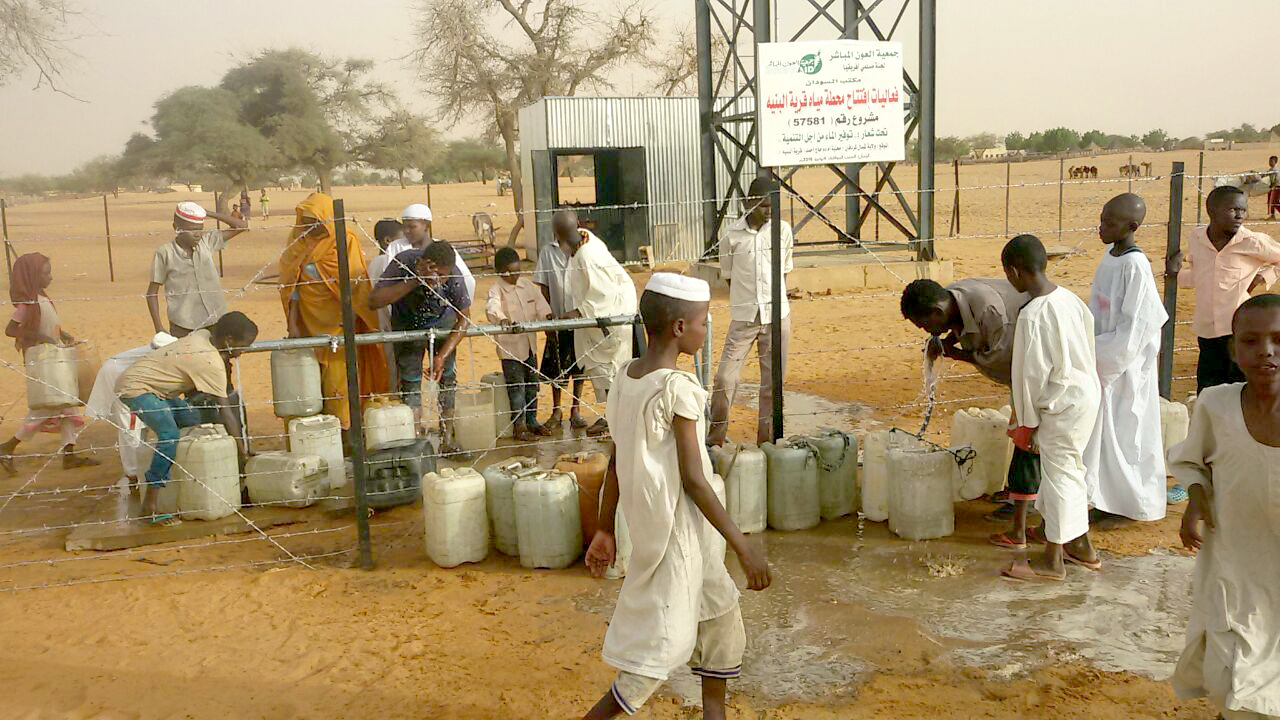 Kuwaiti charity "Direct Aid" inaugurates a drinking water station in Al-Banih district in North Kordofan