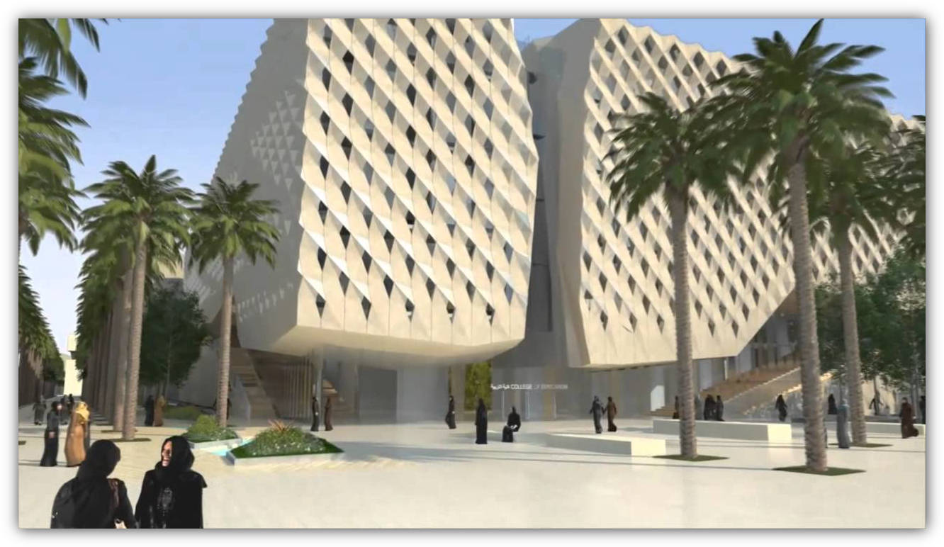The proposed final designe for Sabah Al-Salem University City