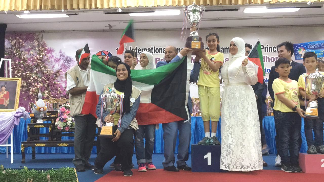 Talented Kuwaiti students grabbed the top positions in the International Mental Math Championship held in Thailand