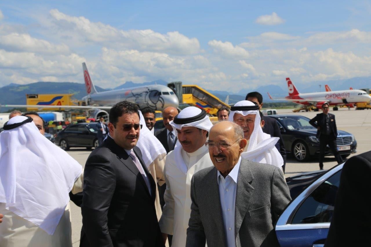 His Highness the Amir Sheikh Sabah Al-Ahmad Al-Jaber Al-Sabah heads to Mauritania