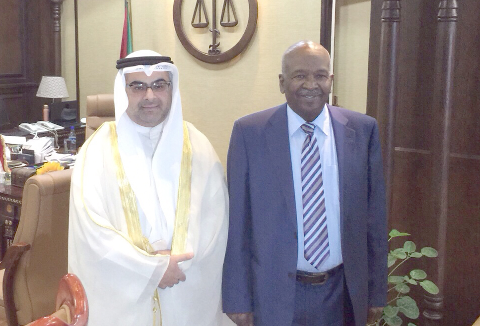 Sudan's Chief Justice receives Kuwait's Ambassador to Khartoum Talal Al-Hajeri
