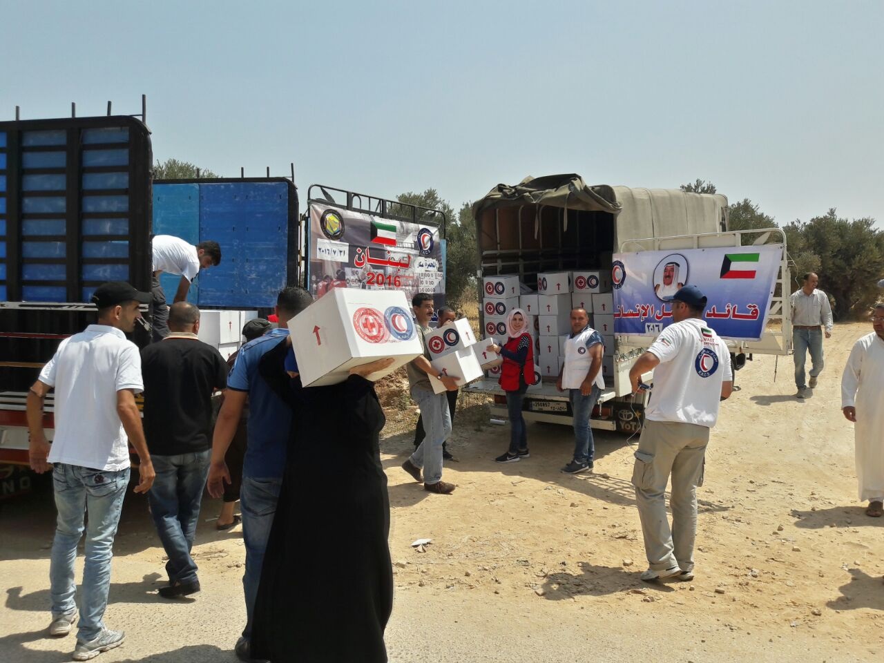 KRCS delivers further aid to Syrian refugees in Lebanon