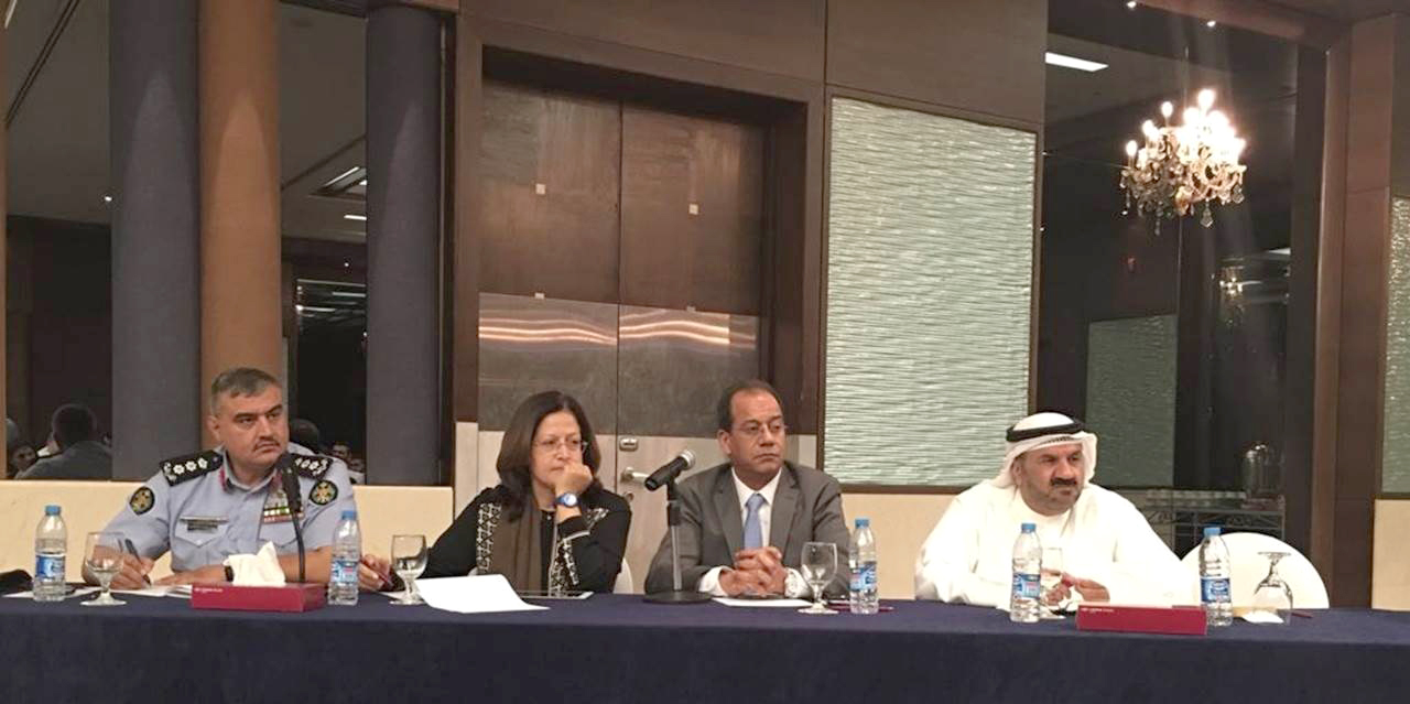 Media Advisor to Deputy Prime Minister and Minister of Defence Major General Abdulaziz Al-Rais During the forum