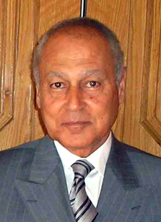The Arab League's Secretary General Ahmad Abul Gheit