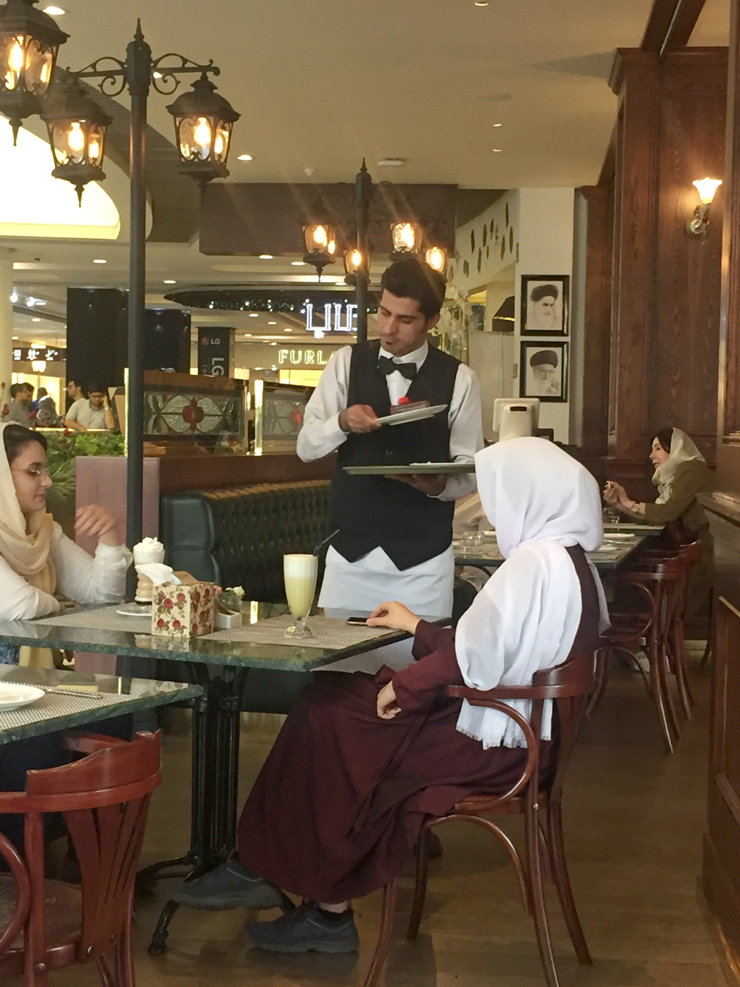 Iranians tend to European and other foreign restaurants in Tehran