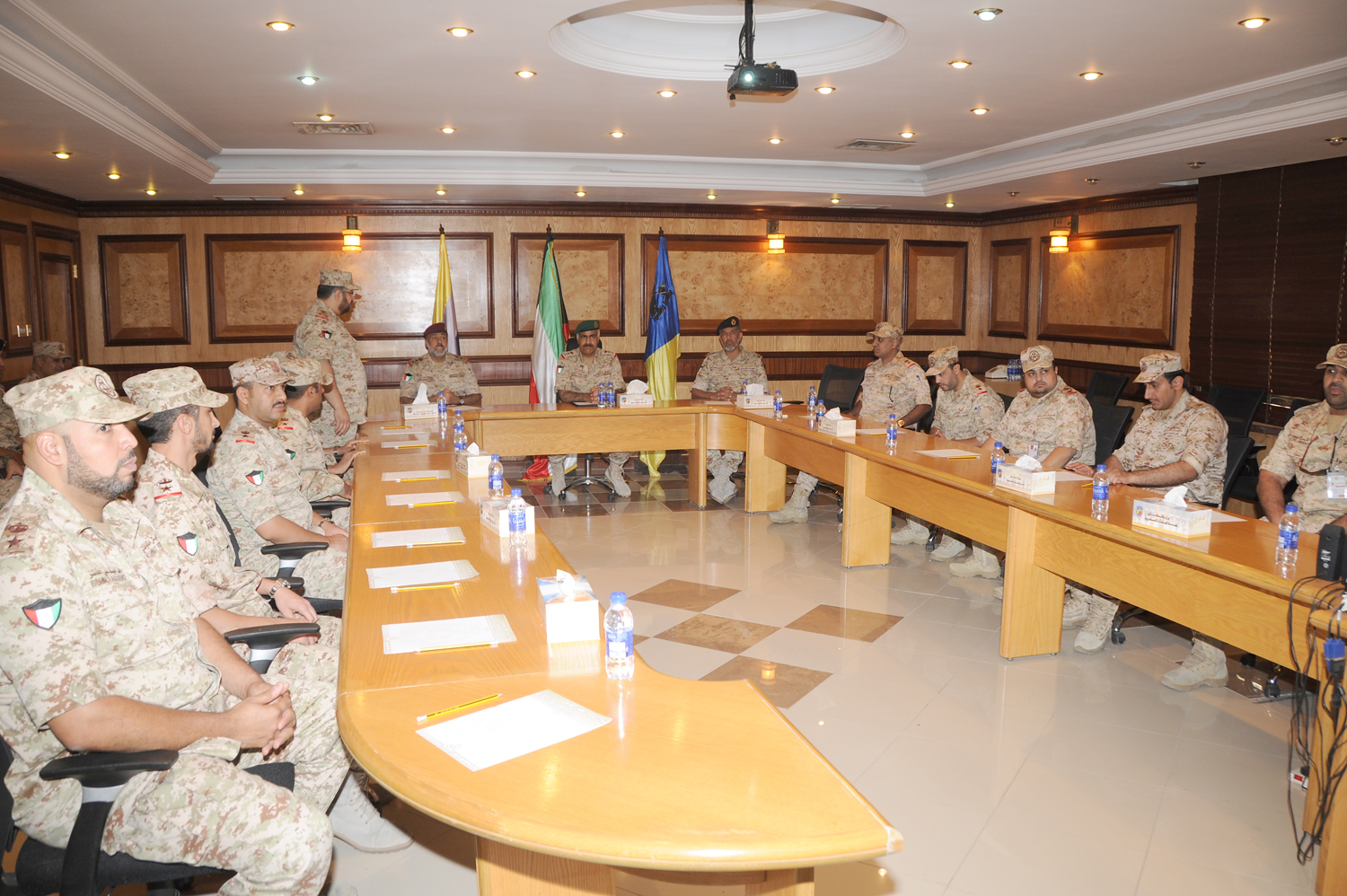 Army Chief of Staff Lieutenant General Mohammad Al-Khoder visits the aerial defense base