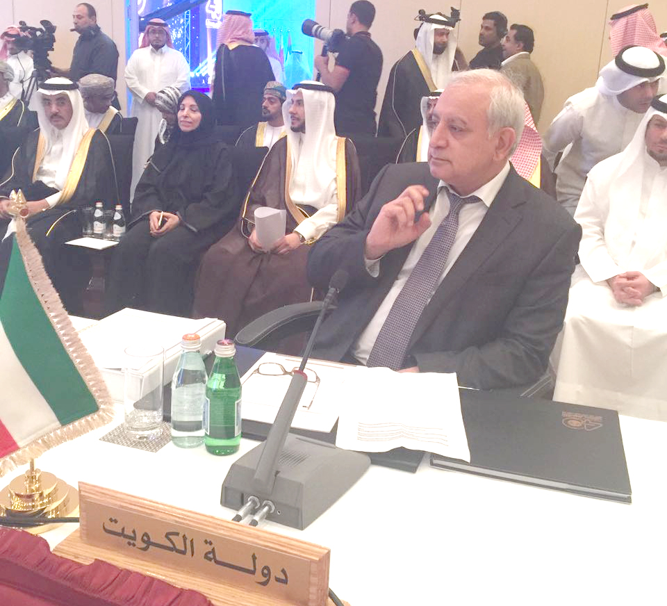 Minister of Education and Higher Education Bader Al-Essa during the 24th conference of GCC education ministers
