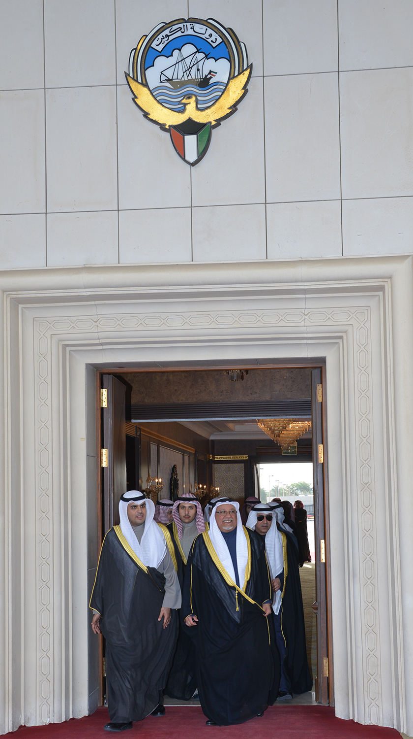 His Highness the Amir Sheikh Sabah Al-Ahmad Al-Jaber Al-Sabah's Representative, Deputy Minister of Amiri Diwan Affairs Sheikh Ali Jarrah Al-Sabah leaves for Saudi Arabia