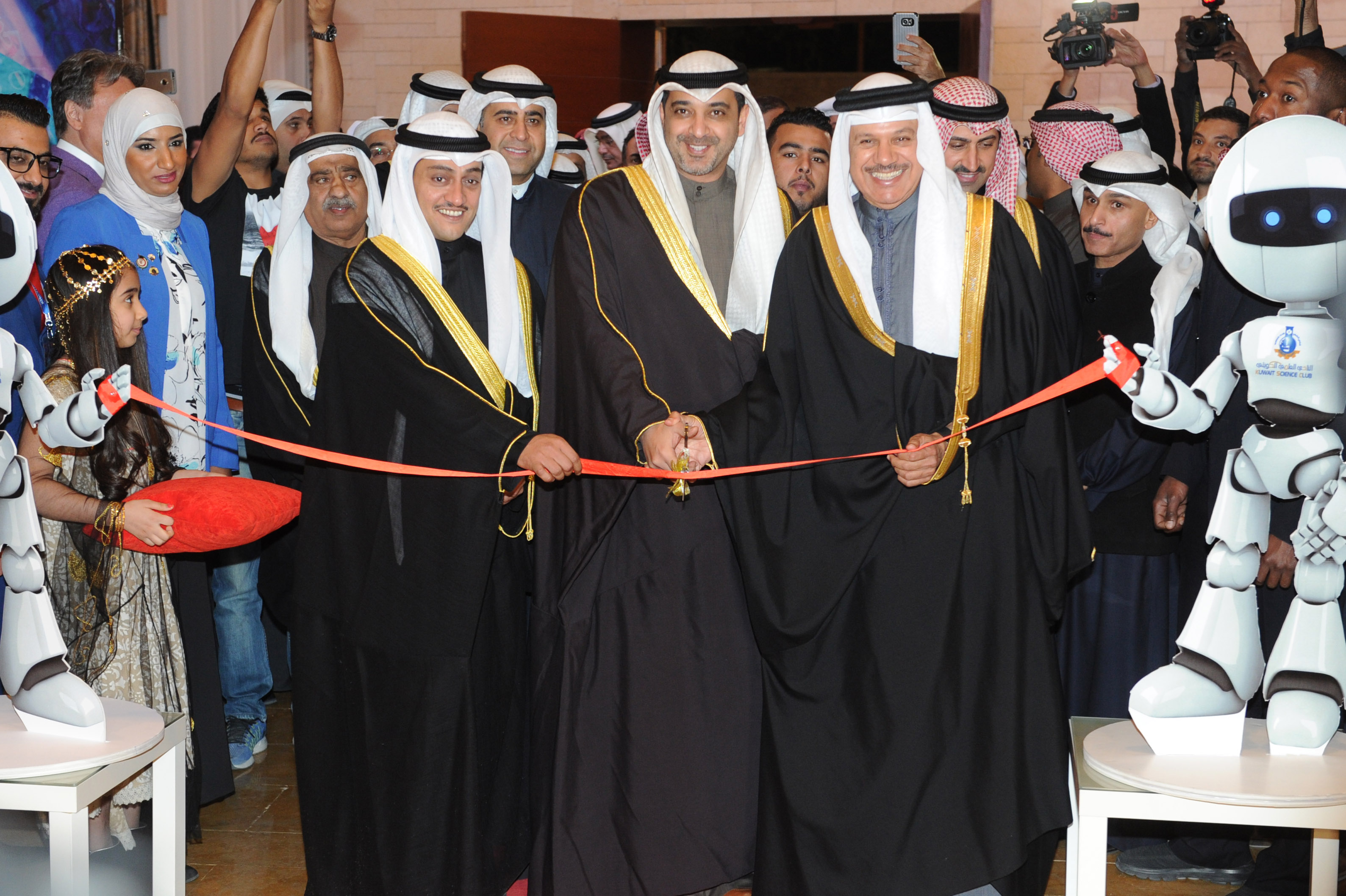 Minister of State for Cabinet Affairs Sheikh Mohammad Abdullah Al-Sabah inaugurates the 9th International Invention Fair of Middle East