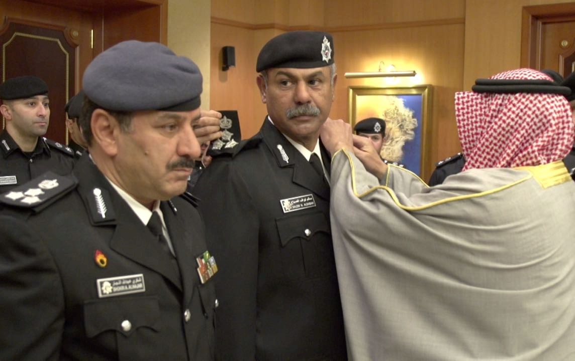 Deputy Prime Minister and Interior Minister Sheikh Khaled Al-Jarrah Al-Sabah during the ceremony