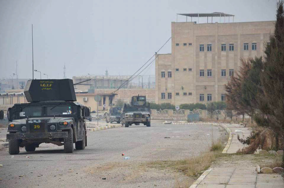 جانب من عمليات الجيش العراقي شمالي الموصل