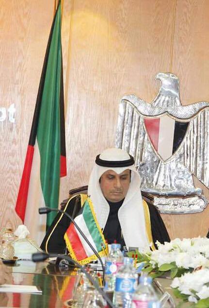 Kuwait's Minister of Justice Faleh Al-Azb