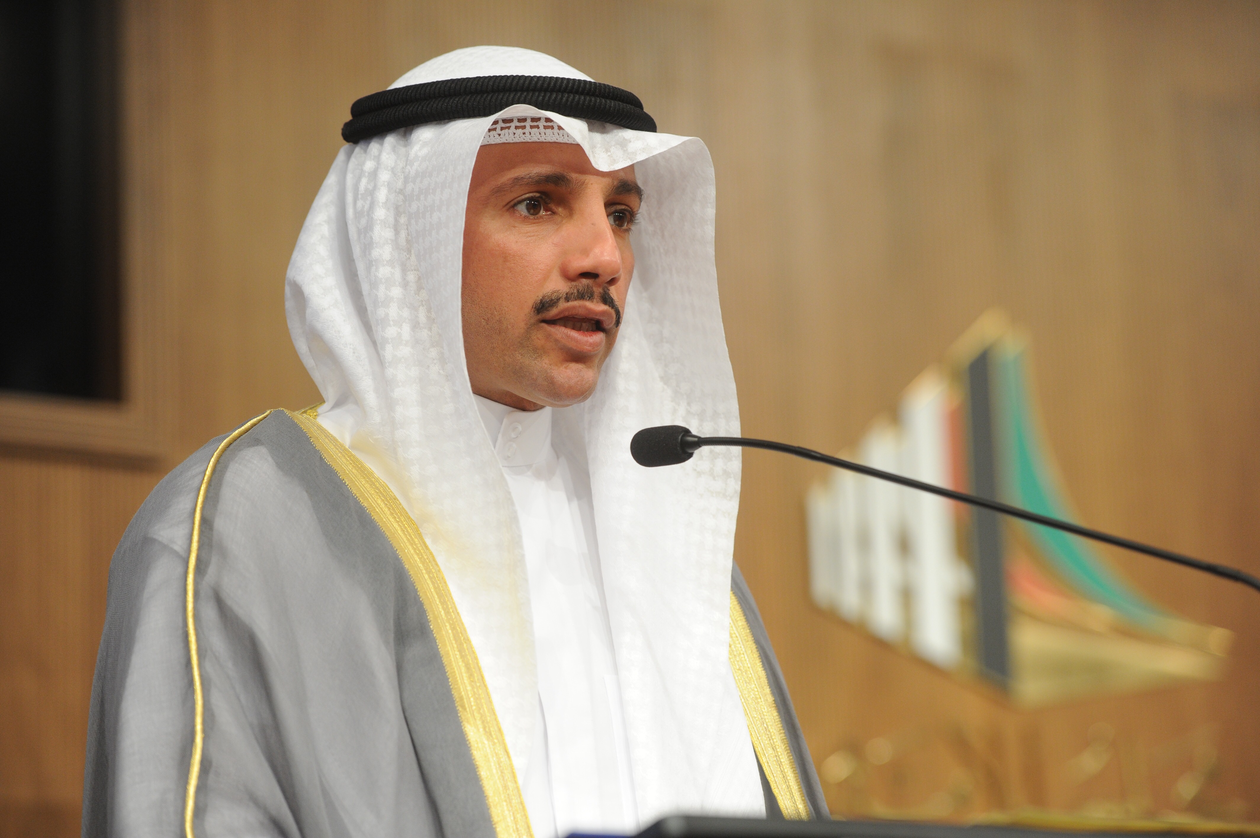 Speaker of the National Assembly Marzouq Al-Ghanim.