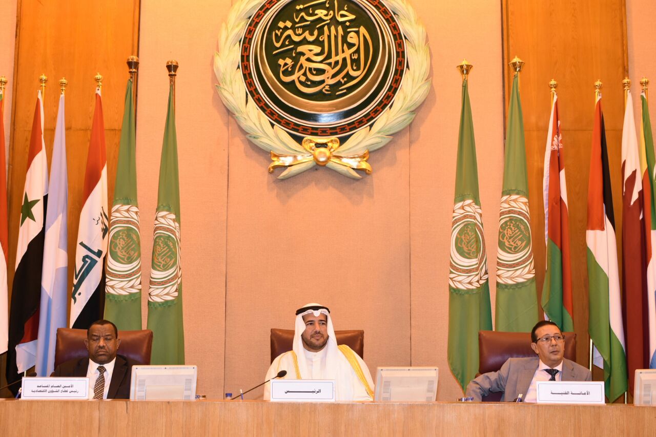 Chairman and Director General of Kuwait's Environment Public Authority (EPA) Sheikh Abdullah Ahmad Al-Humoud Al-Sabah at end of the 29th session of the Council of Arab Ministers responsible for environment affairs