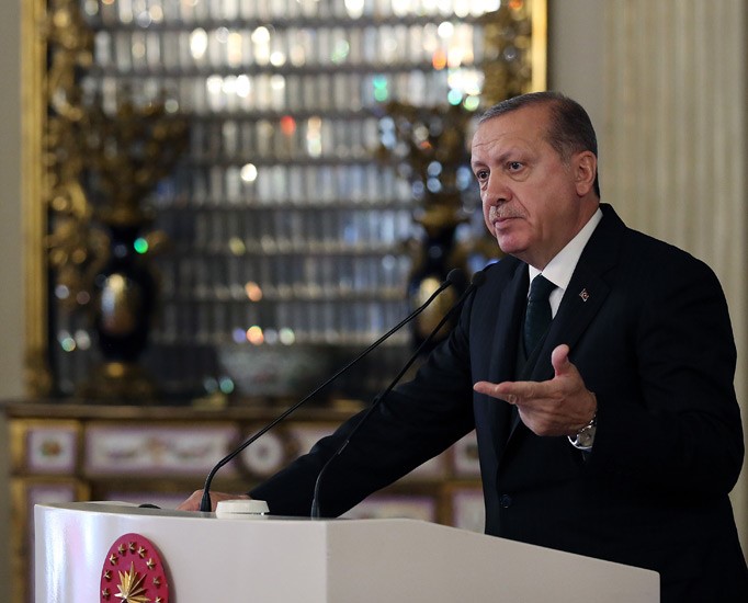 الرئيس التركي رجب طيب اردوغان في كلمة خلال منتدى للحضارات