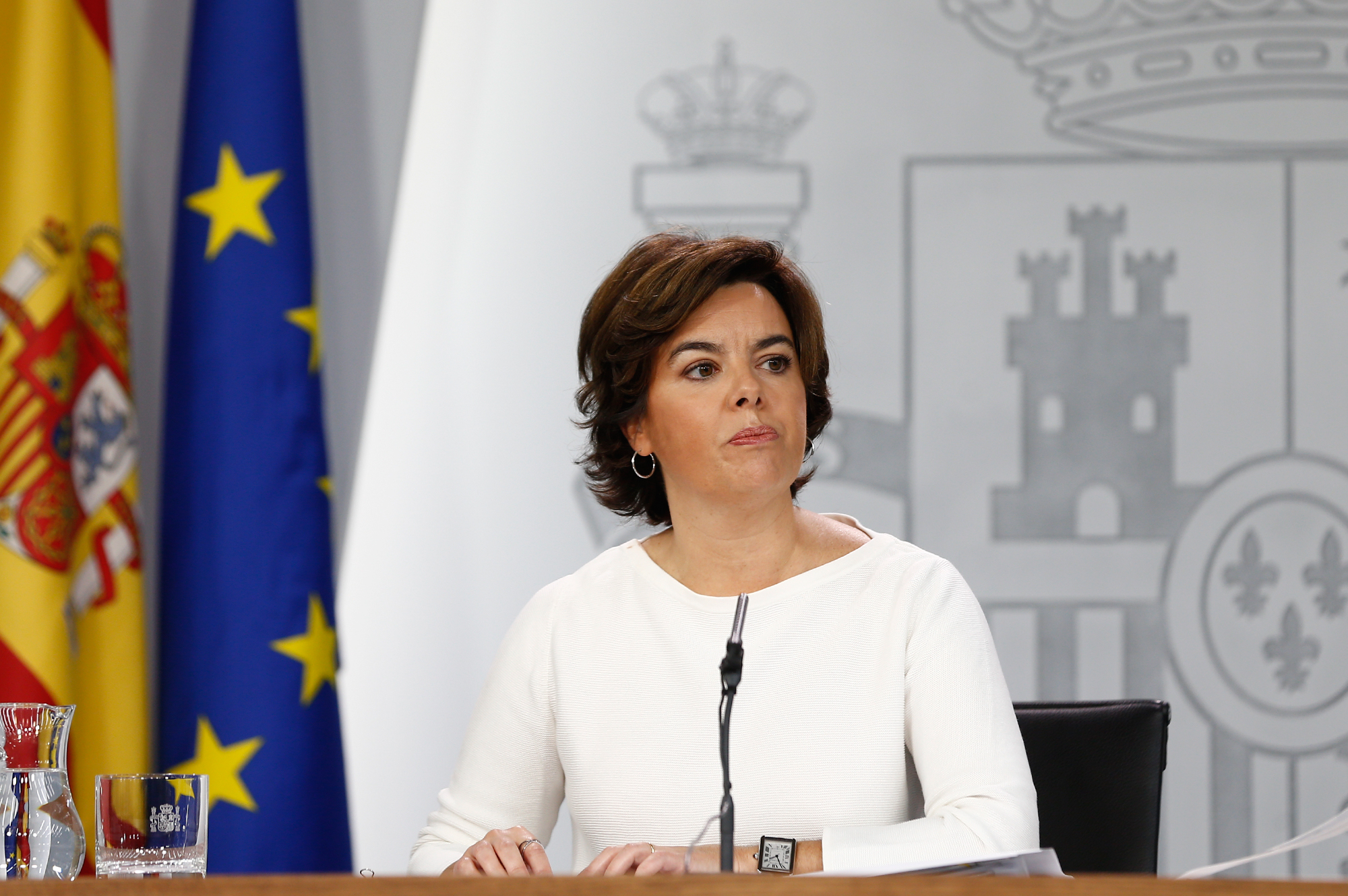 نائبة رئيس الوزراء الاسبانية سورايا ساينث دي سانتاماريا