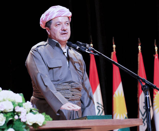 Iraq's Kurdistan President Masoud Barzani 