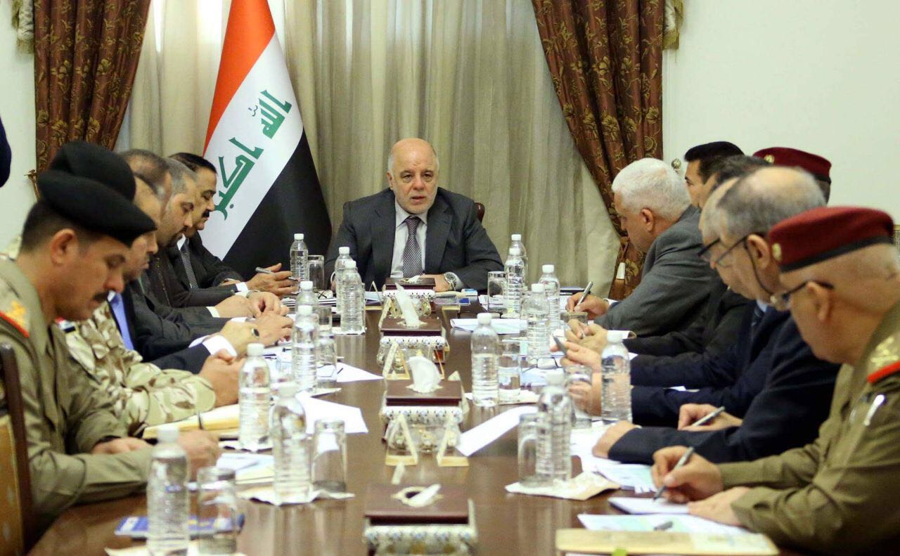 اجتماع المجلس الوزاري للامن الوطني العراقي برئاسة حيدر العبادي