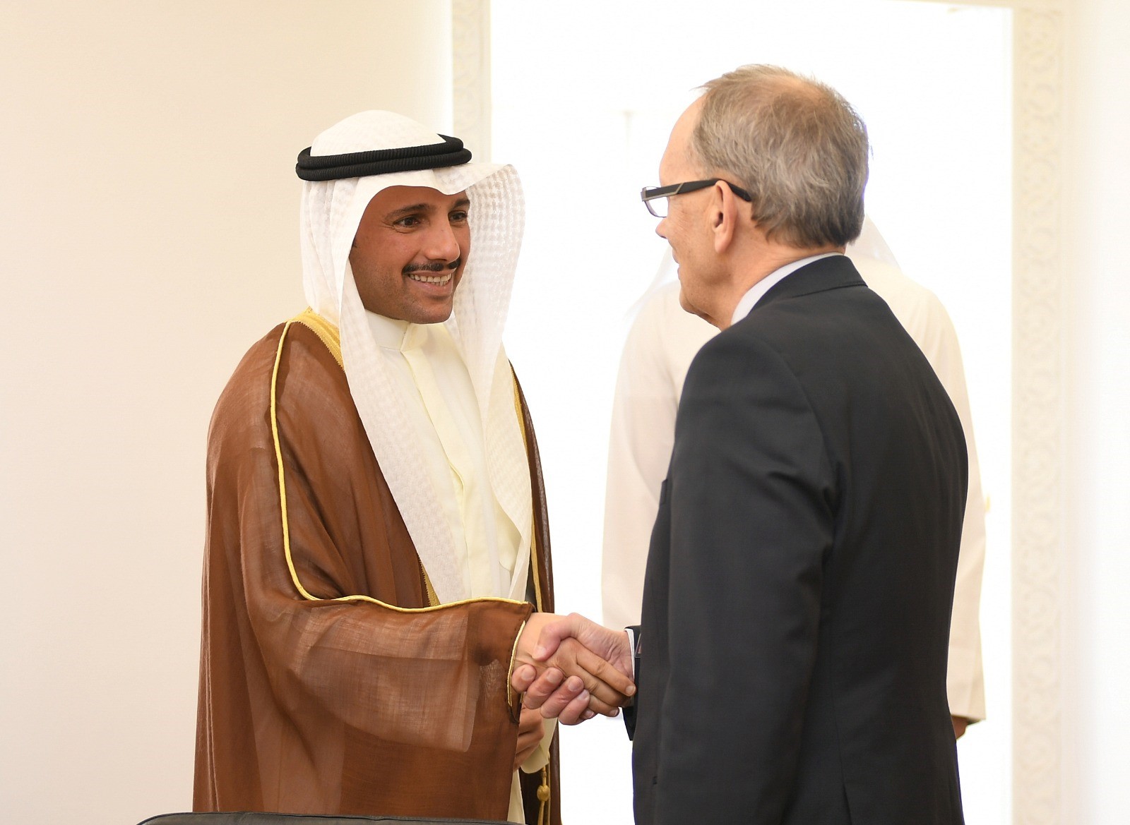 رئيس مجلس الامة الكويتي مرزوق علي الغانم يستقبل وفد الجمعية البرلمانية لحلف شمال الاطلسي (ناتو)