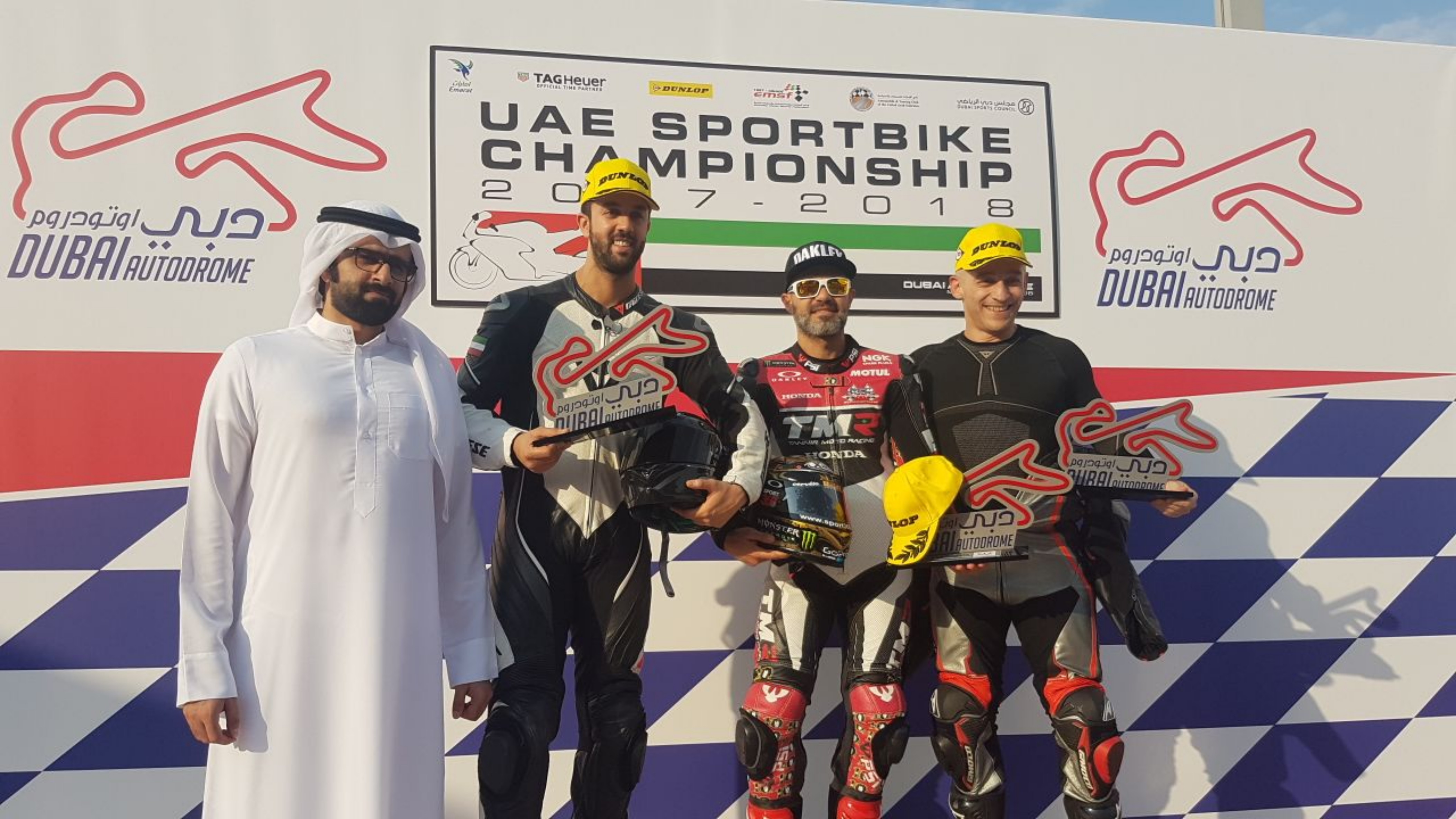 Kuwait's Fahad Al-Gharabally finishes 2nd in UAE's Superbike race
