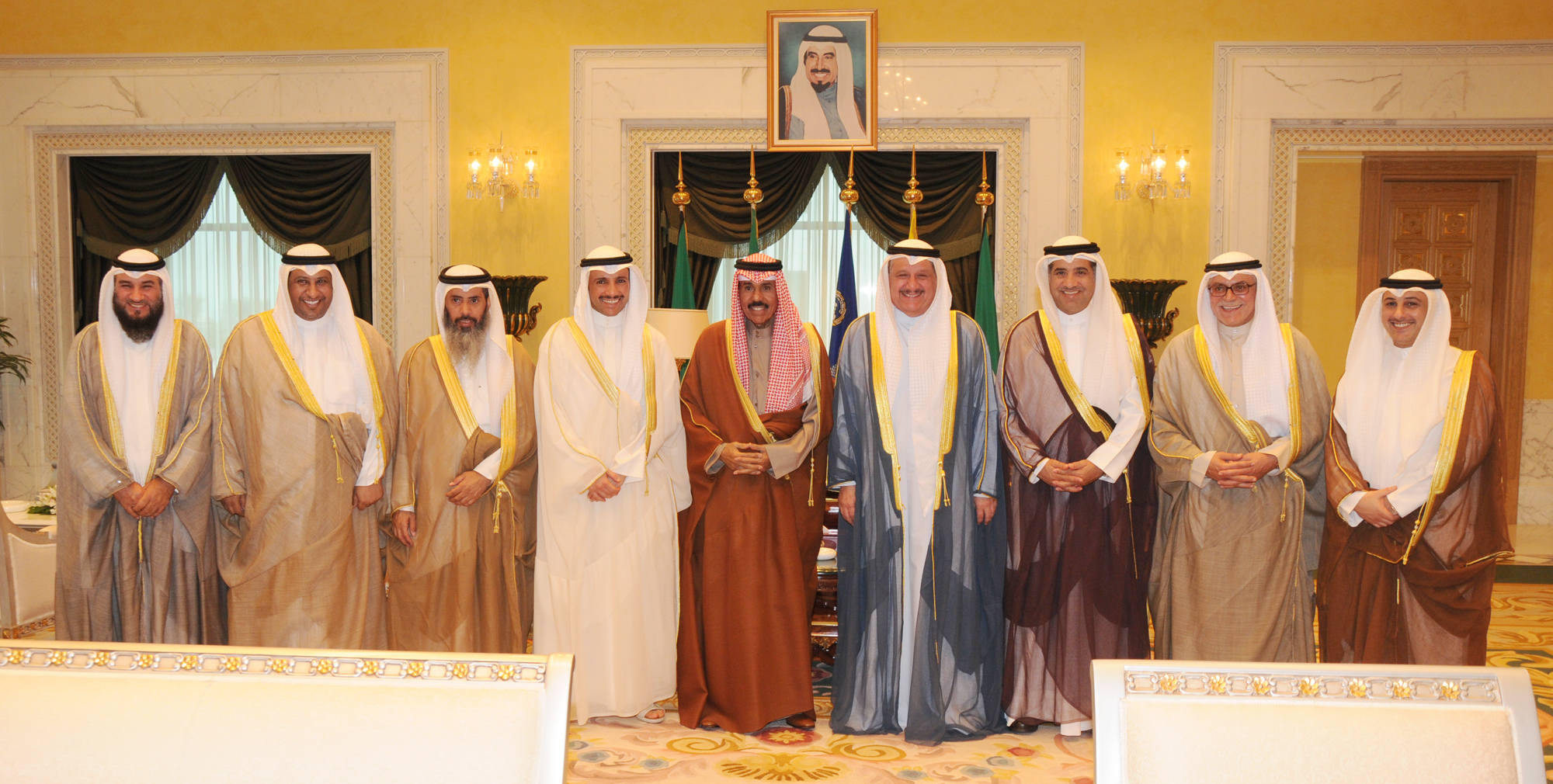 His Highness Crown Prince meets Kuwait top lawmaker, MPs 
