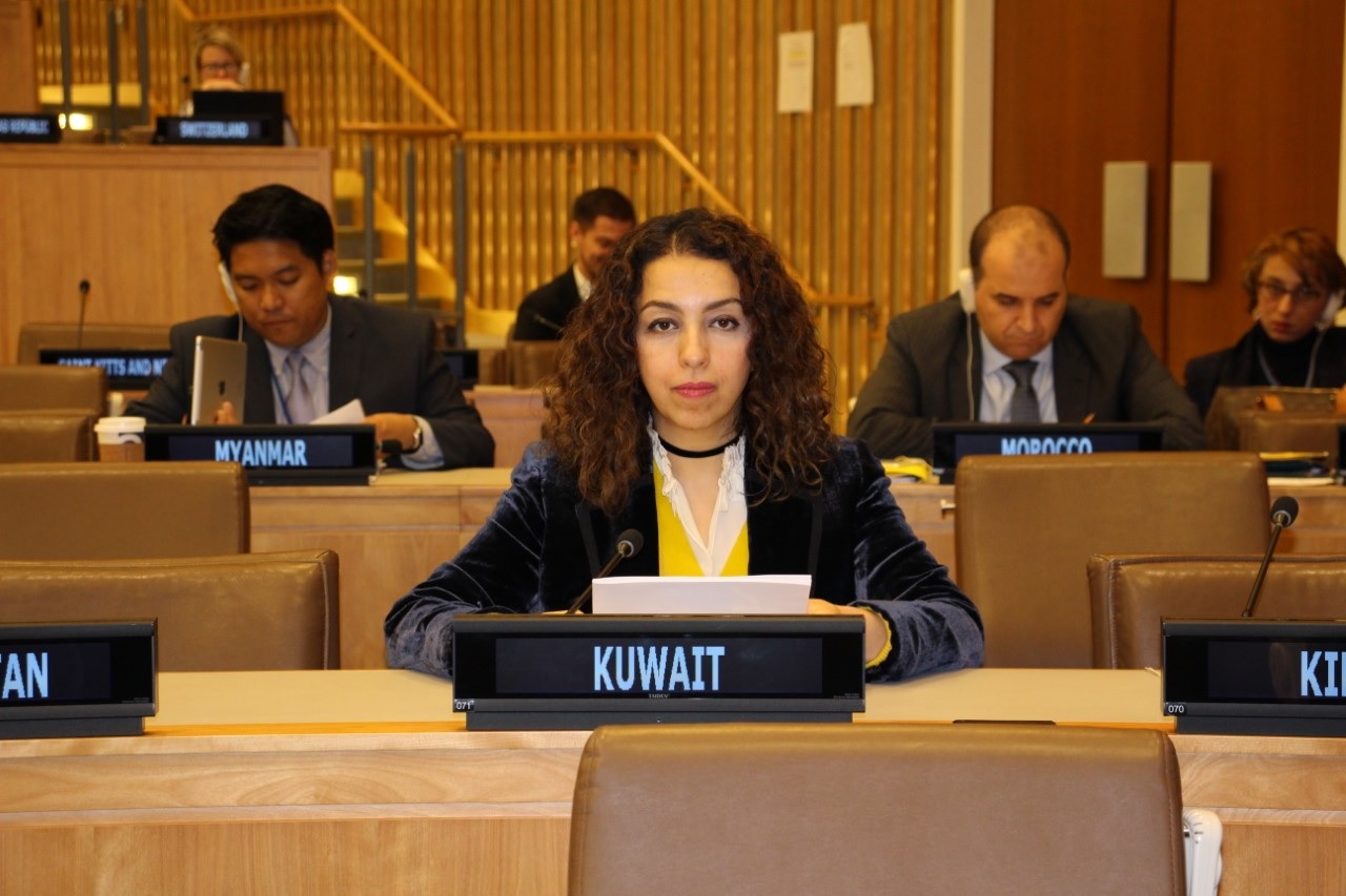 Economic researcher of Kuwait's UN delegation to the UN Hayam Al-Fassam