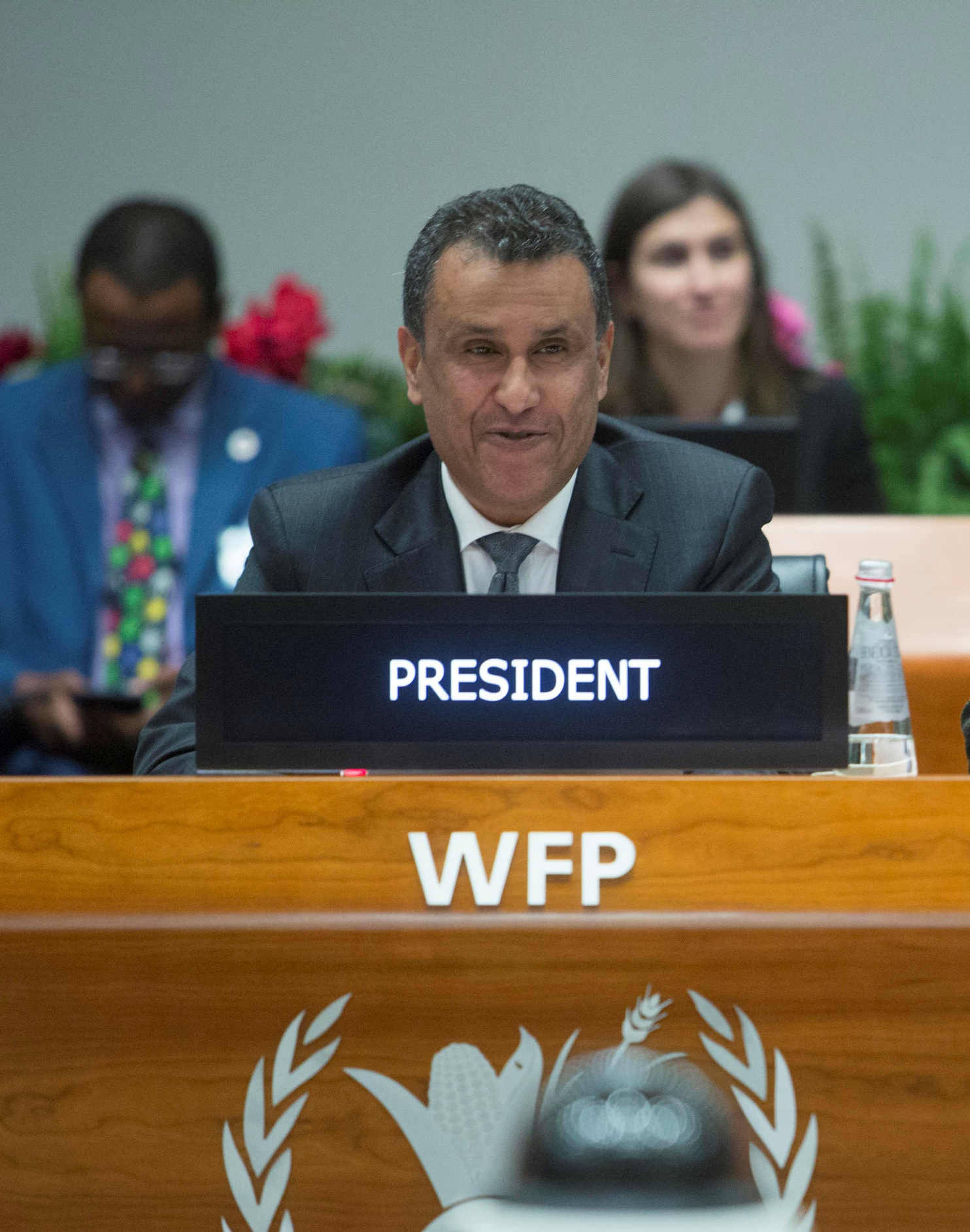 Kuwait's representative to the UN's World Food Programme (WFP) Yusuf Jhail