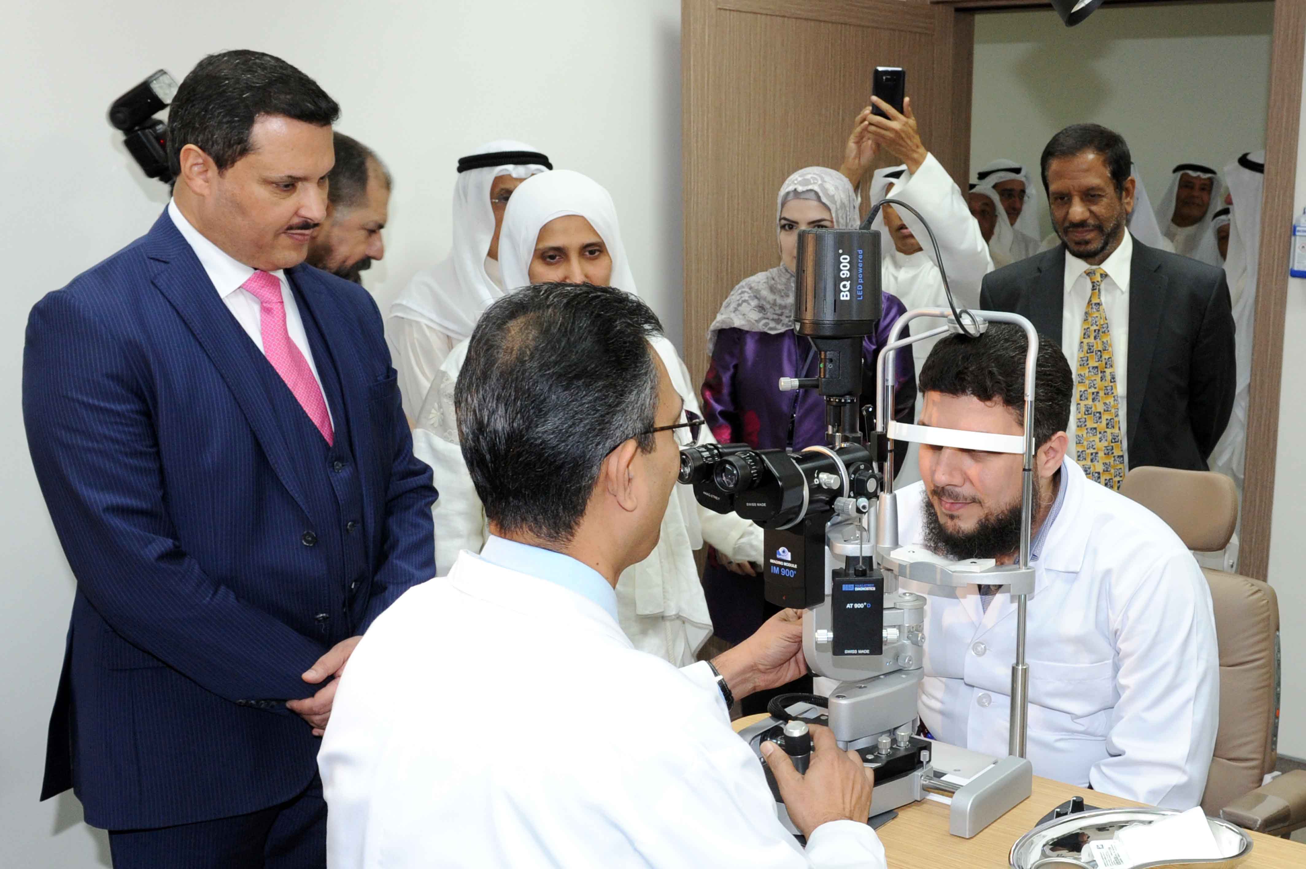 افتتاح مركز (محمد علي محمد الدخان) التخصصي للعيون بمنطقة الشامية التابعة لمنطقة العاصمة الصحية