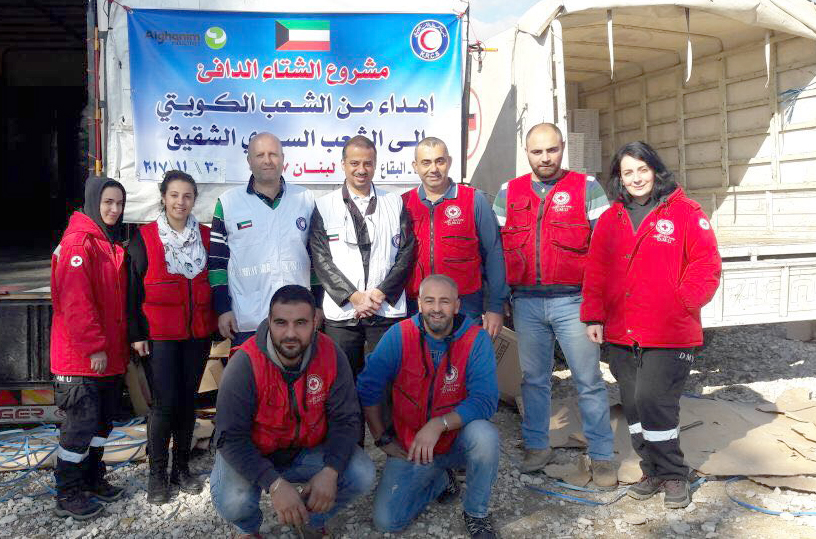 Kuwait Red Crescent Society team