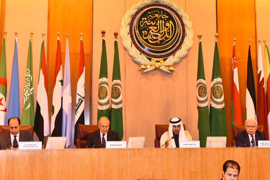 The Arab Parliament's President Dr. Mishal Al-Salmi during the meeting