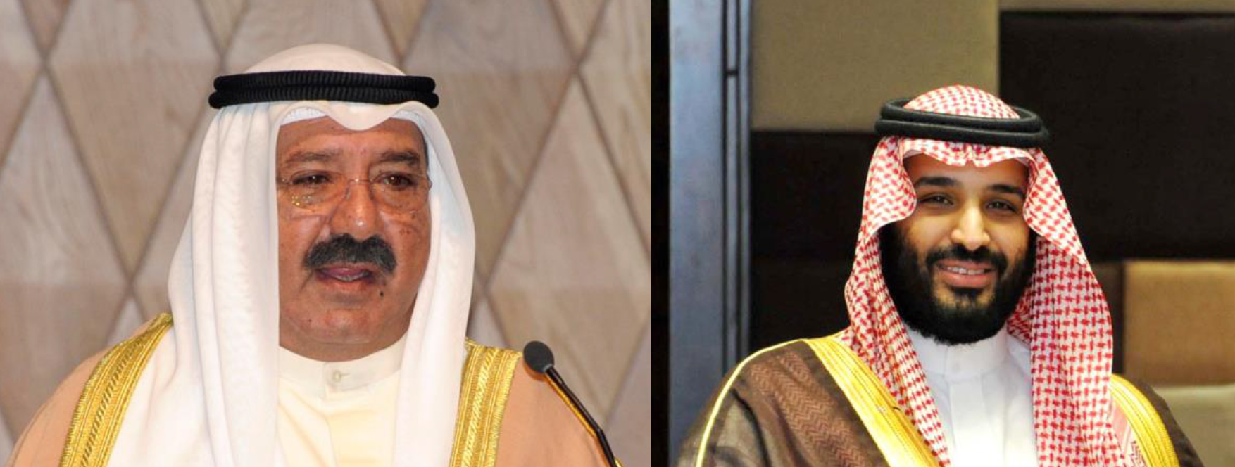 (Collag photo)Kuwait's First Deputy Prime Minister and Defense Minister Sheikh Nasser Sabah Al-Ahmad Al-Sabah and Saudi Crown Prince and Defense Minister Mohammad bin Salman