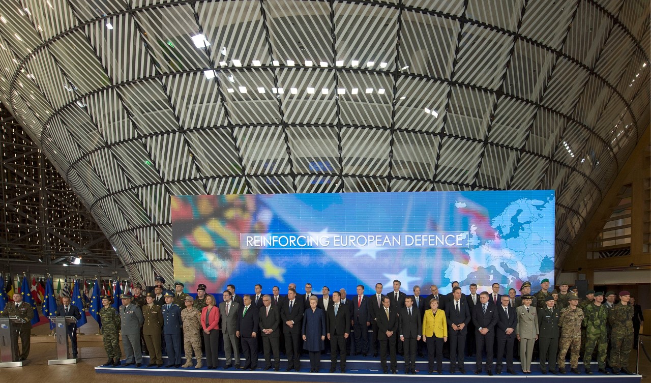 European Union leaders launch the permanent structured cooperation (PESCO) to strengthen defence cooperation