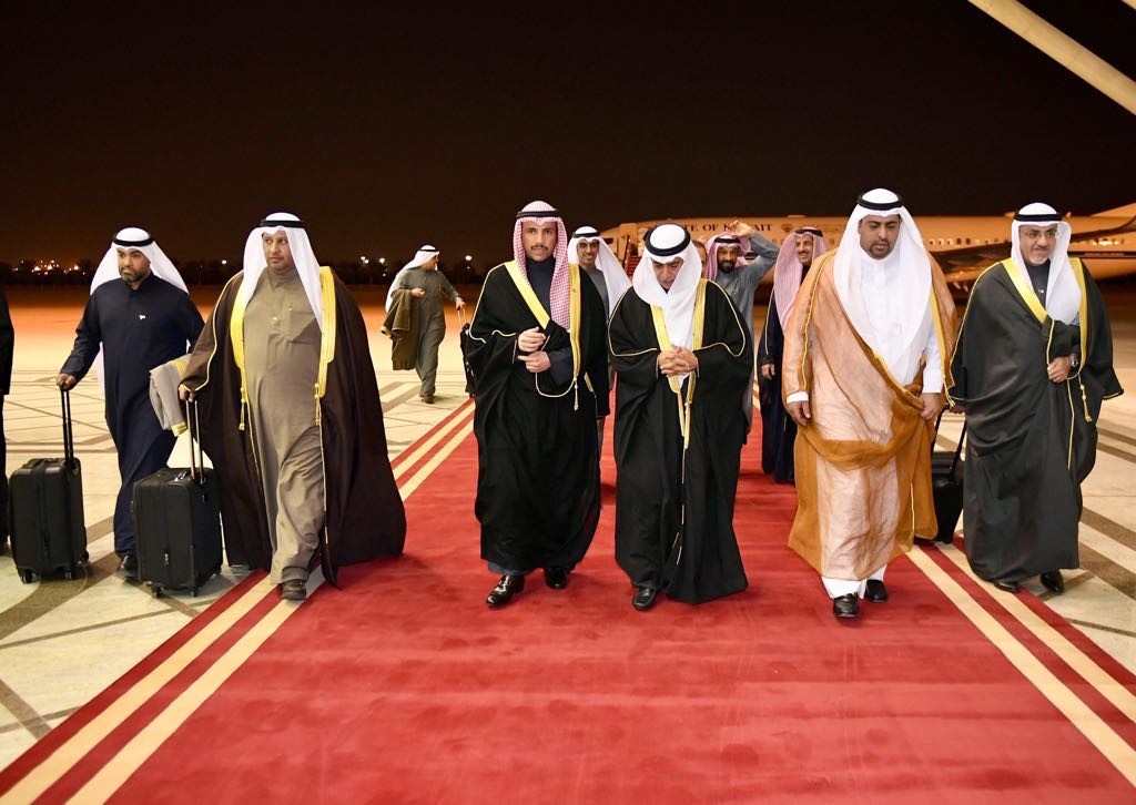 Kuwaiti National Assembly Speaker Marzouq Al-Ghanim returns home from Morocco