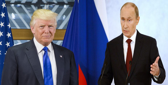 US President Donald Trump and Russian counterpart Vladimir Putin