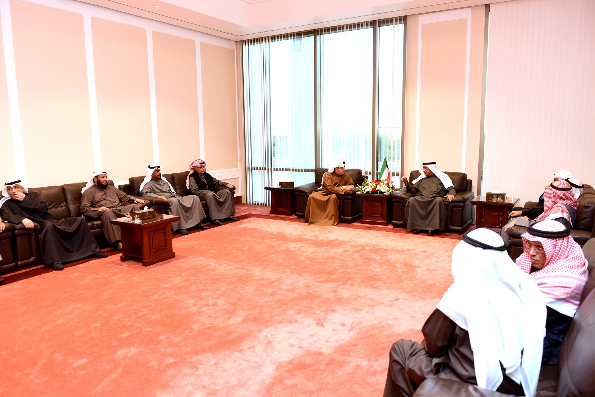 Electricity Minister Bakheet Al-Rashedi receives well-wishers
