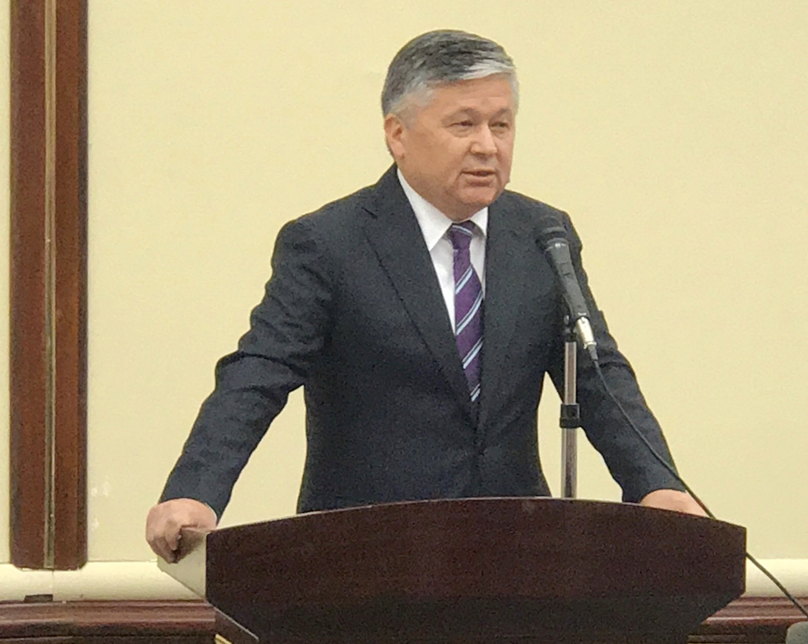The Ambassador of Uzbekistan to Kuwait Dr. Bakhromjon Aloev