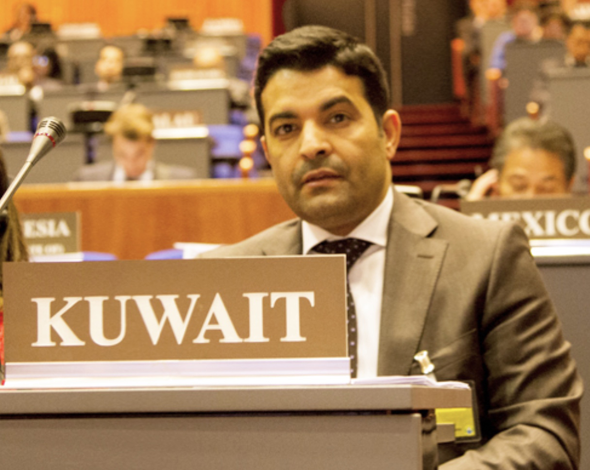 Head of the Kuwaiti delegation to the Conference counselor Ali Al-Thaydi